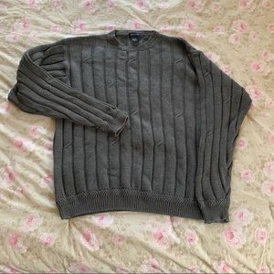 Nautica Sweater crewneck heavy cable knit cotton sweater Size XL extra large